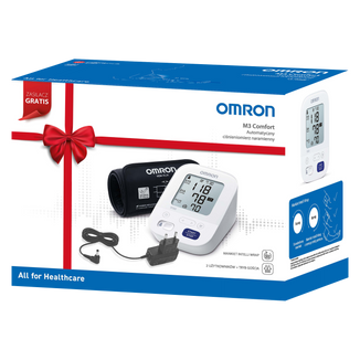 Omron M3 Comfort AFib, automatyczny ciśnieniomierz naramienny + zasilacz gratis Omron M3 Comfort AFib, automatyczny ciśnieniomierz naramienny + zasilacz gratis - zdjęcie produktu