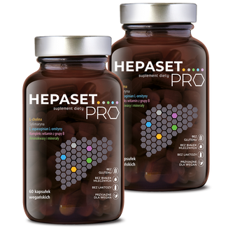 Zestaw Hepaset Pro, 2 x 60 kapsułek - zdjęcie produktu