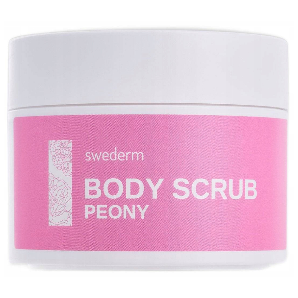 Nieznana Swederm Body Scrub Peony, peeling do ciała, piwonia, 275 g — Składniki i ocena