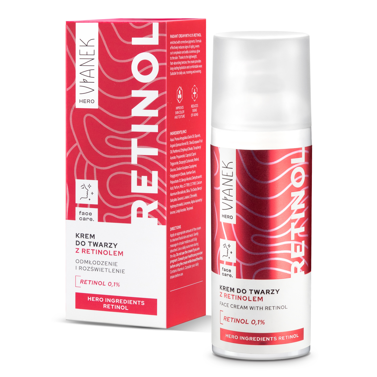 Vianek Vianek Hero Retinol, Gesichtscreme mit Retinol, 50 ml — Inhaltsstoffe und Bewertung