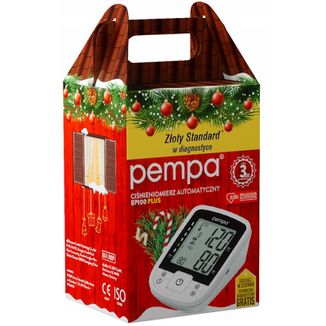 Pempa, BP100, automatyczny ciśnieniomierz naramienny z zasilaczem + dzienniczek diagnostyczny gratis - zdjęcie produktu