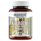 Humavit Kolagen + Kwas Hialuronowy + Witaminy A, C, E, 60 kapsułek - miniaturka zdjęcia produktu