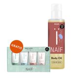 Naif Mom, naturalny olejek do ciała na rozstępy, 100 ml + Zestaw mini Naif Baby & Kids gratis - miniaturka zdjęcia produktu