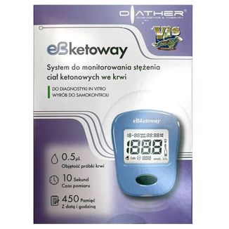 Diather eb-Ketoway, ketometr USZKODZONE OPAKOWANIE - zdjęcie produktu