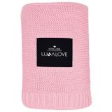 Lullalove, kocyk dzianinowy, bambusowy, candy pink, 80 x 100 cm Lullalove, kocyk dzianinowy, bambusowy, candy pink, 80 x 100 cm - miniaturka zdjęcia produktu