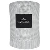 Lullalove, kocyk dzianinowy, bambusowy, glamour gray, 80 x 100 cm Lullalove, kocyk dzianinowy, bambusowy, glamour gray, 80 x 100 cm - miniaturka zdjęcia produktu