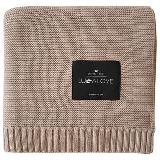 Lullalove, kocyk dzianinowy, bambusowy, karmelowy beż, 80 x 100 cm Lullalove, kocyk dzianinowy, bambusowy, karmelowy beż, 80 x 100 cm - zdjęcie produktu