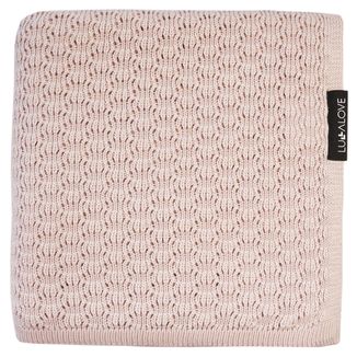 Lullalove, kocyk bambusowy motylek, pudrowy beż, 90 x 90 cm Lullalove, kocyk bambusowy motylek, pudrowy beż, 90 x 90 cm - zdjęcie produktu