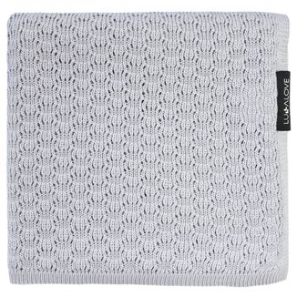 Lullalove, kocyk bambusowy motylek, szary, 90 x 90 cm Lullalove, kocyk bambusowy motylek, szary, 90 x 90 cm - zdjęcie produktu