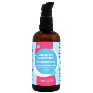 Lullalove, olejek na naczynka i ciężkie nogi, 100 ml Lullalove, olejek na naczynka i ciężkie nogi, 100 ml - zdjęcie produktu