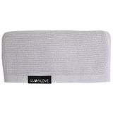 Lullalove, kocyk dzianinowy, bambusowy, mgiełka szara, 90 x 90 cm Lullalove, kocyk dzianinowy, bambusowy, mgiełka szara, 90 x 90 cm - miniaturka zdjęcia produktu