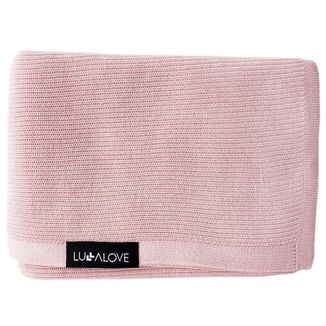 Lullalove, kocyk dzianinowy, bambusowy, mgiełka pudrowy róż, 90 x 90 cm Lullalove, kocyk dzianinowy, bambusowy, mgiełka pudrowy róż, 90 x 90 cm - zdjęcie produktu