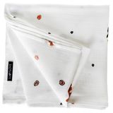 Lullalove, otulacz muślinowy, pieski cavaliery, 100 x 100 cm - miniaturka zdjęcia produktu