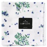 Lullalove, otulacz muślinowy, jagódki, 100 x 100 cm Lullalove, otulacz muślinowy, jagódki, 100 x 100 cm - miniaturka zdjęcia produktu
