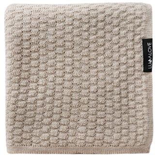 Lullalove, kocyk wełniany, mgiełka merino premium, beżowy, 90 x 90 cm Lullalove, kocyk wełniany, mgiełka merino premium, beżowy, 90 x 90 cm - zdjęcie produktu