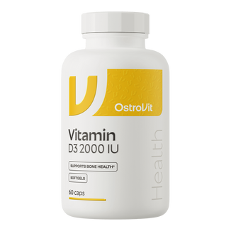 OstroVit Vitamin D3 2000 IU, 60 kapsułek - zdjęcie produktu