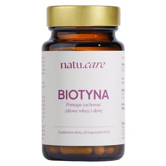 Natu.Care Biotyna 2500 µg + Inulina, 60 kapsułek - zdjęcie produktu