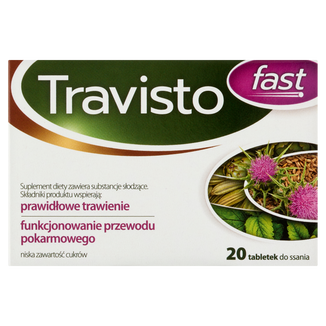 Travisto Fast, 20 tabletek do ssania - zdjęcie produktu