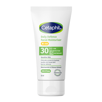Cetaphil Daily Defence Facial Moisturiser, krem nawilżający na dzień, SPF 30, 50 ml USZKODZONE OPAKOWANIE - zdjęcie produktu