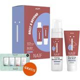 Zestaw Naif Mom Belly & Beyond, balsam na rozstępy, 150 ml + pianka pod prysznic, 200 ml + mini zestaw podróżny Baby&Kids, 4 x 15 ml gratis - miniaturka zdjęcia produktu
