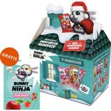 Zestaw Bunny Ninja Świąteczny Domek pełen owocowych słodyczy, 14 niespodzianek + kolorowanka gratis - miniaturka zdjęcia produktu