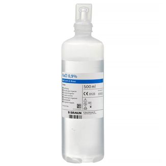 Ecolav Bbraun, sól fizjologiczna 0,9%, 500 ml Ecolav Bbraun, sól fizjologiczna 0,9%, 500 ml - zdjęcie produktu