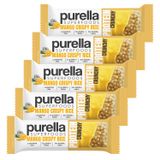 Zestaw Purella Superfoods Protein Crunchy, baton proteinowy, mango crispy rice, 5 x 45 g - miniaturka zdjęcia produktu