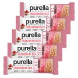 Zestaw Purella Superfoods Protein Crunchy, baton proteinowy, beza truskawkowa, 5 x 45 g - miniaturka zdjęcia produktu