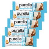 Zestaw Purella Superfoods Protein Crunchy, baton proteinowy, chrupiące ciasteczko, crunchy, 5 x 45 g - miniaturka zdjęcia produktu
