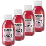 Zestaw Purella Superfoods SuperShot Uroda, napój niegazowany, lotos + witamina C + kolagen, 4 x 100 ml - miniaturka zdjęcia produktu