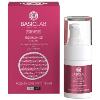 BasicLab Esteticus, redukujące serum, rozjaśnienie i wyciszenie, 15 ml - zdjęcie produktu