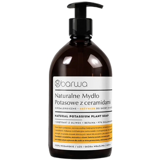 Barwa, naturalne mydło potasowe z ceramidami, odżywcze, 480 ml - zdjęcie produktu