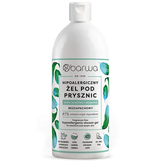 Barwa, hipoalergiczny żel pod prysznic, bezzapachowy, 400 ml - zdjęcie produktu