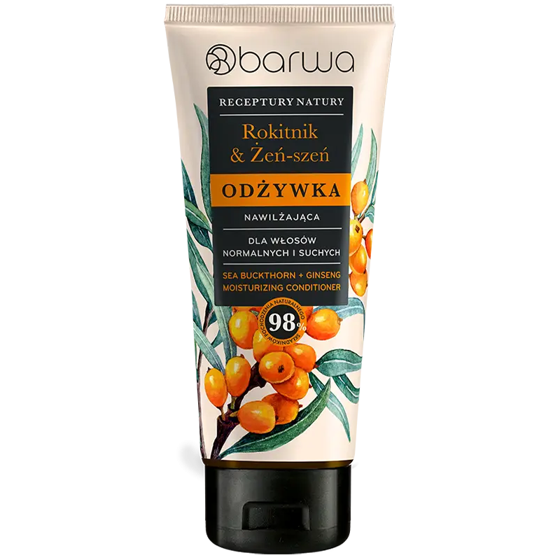 Nieznana Barwa Receptury Natury, odżywka do włosów, rokitnik, 200 ml