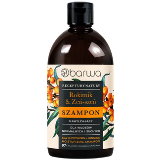 Barwa Receptury Natury, szampon do włosów, rokitnik, 380 ml - zdjęcie produktu