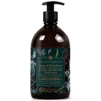 Barwa SPA Experience, mydło z olejkami, ujędrniająco-odżywcze, pomarańcza i białe kwiaty, 380 ml - zdjęcie produktu