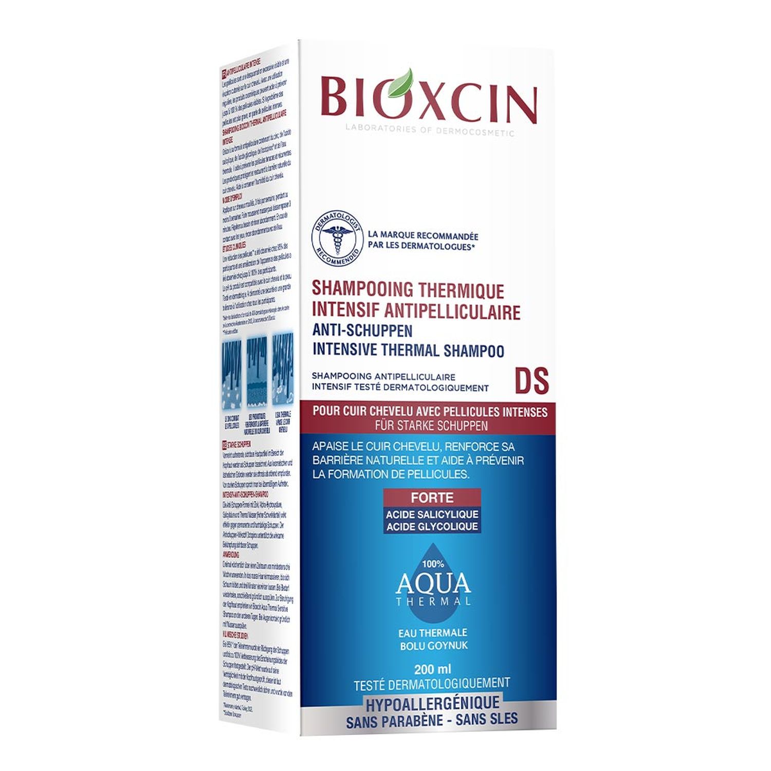 Bioxcin Bioxcin Aqua Thermal DS, Anti-Schuppen-Shampoo, 200 ml — Inhaltsstoffe und Bewertung