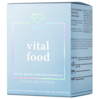You Vital Food Nutri Blend Protein Formula, smak czekoladowy, 50 g x 7 saszetek You Vital Food Nutri Blend Protein Formula, smak czekoladowy, 50 g x 7 saszetek - zdjęcie produktu