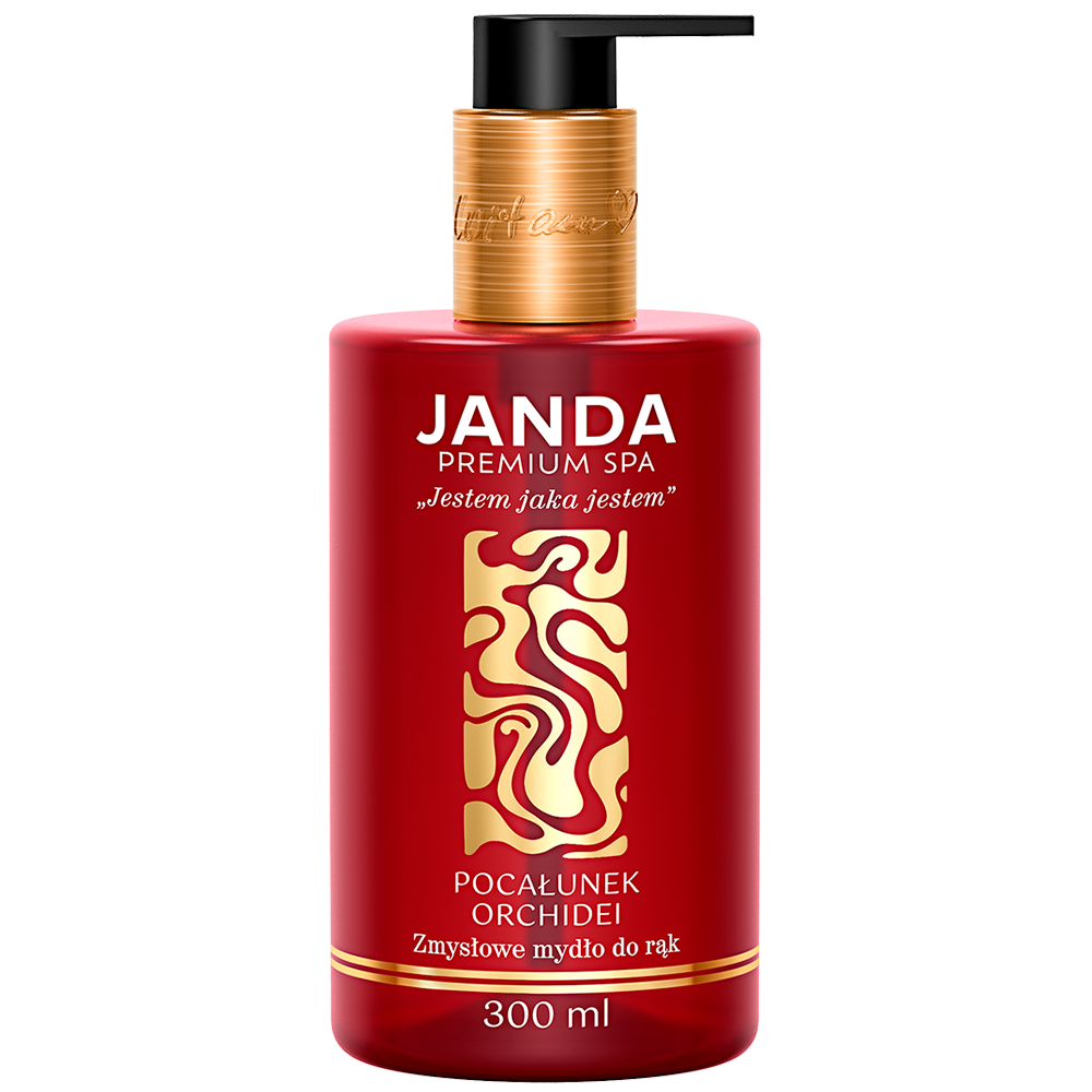 Nieznana Janda Premium SPA, zmysłowe mydło w płynie do rąk, pocałunek orchidei, 300 ml