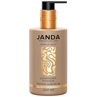Janda Premium SPA, zmysłowe mydło w płynie do rąk, jaśminowy powiew, 300 ml Janda Premium SPA, zmysłowe mydło w płynie do rąk, jaśminowy powiew, 300 ml - zdjęcie produktu