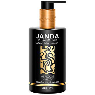 Janda Premium SPA, zmysłowe mydło w płynie do rąk, perłowe kwiaty, 300 ml Janda Premium SPA, zmysłowe mydło w płynie do rąk, perłowe kwiaty, 300 ml - zdjęcie produktu