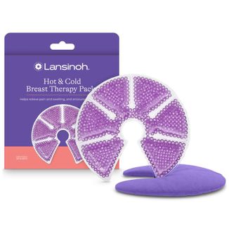 Lansinoh Hot & Cold, kompresy żelowe na piersi 3w1, 2 sztuki - zdjęcie produktu