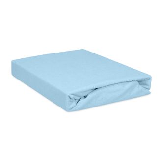 BabyMatex, prześcieradło frotte, nieprzemakalne, 70 cm x 140 cm, niebieskie - zdjęcie produktu