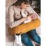BabyMatex, poduszka pozycjonująca, miniRELAX, muślinowa, 150 cm, musztardowa - miniaturka 2 zdjęcia produktu