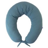 BabyMatex, poduszka pozycjonująca, moon, muślinowa, 260 cm, turkusowa - miniaturka zdjęcia produktu