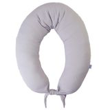 BabyMatex, poduszka pozycjonująca, moon, muślinowa, 260 cm, szara - miniaturka zdjęcia produktu