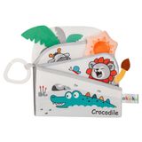 Akuku, książeczka sensoryczna, Zoo, 1 sztuka - miniaturka zdjęcia produktu