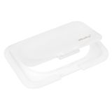 Akuku, wielorazowe wieczko do chusteczek nawilżanych, uniwersalne, białe, 1 sztuka - miniaturka zdjęcia produktu