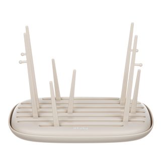 Akuku, składana suszarka na butelki i akcesoria, beżowa, 1 sztuka - zdjęcie produktu