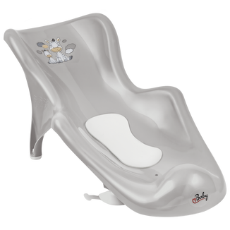 Maltex, fotelik kąpielowy z matą antypoślizgową, Zebra, 1 sztuka - zdjęcie produktu